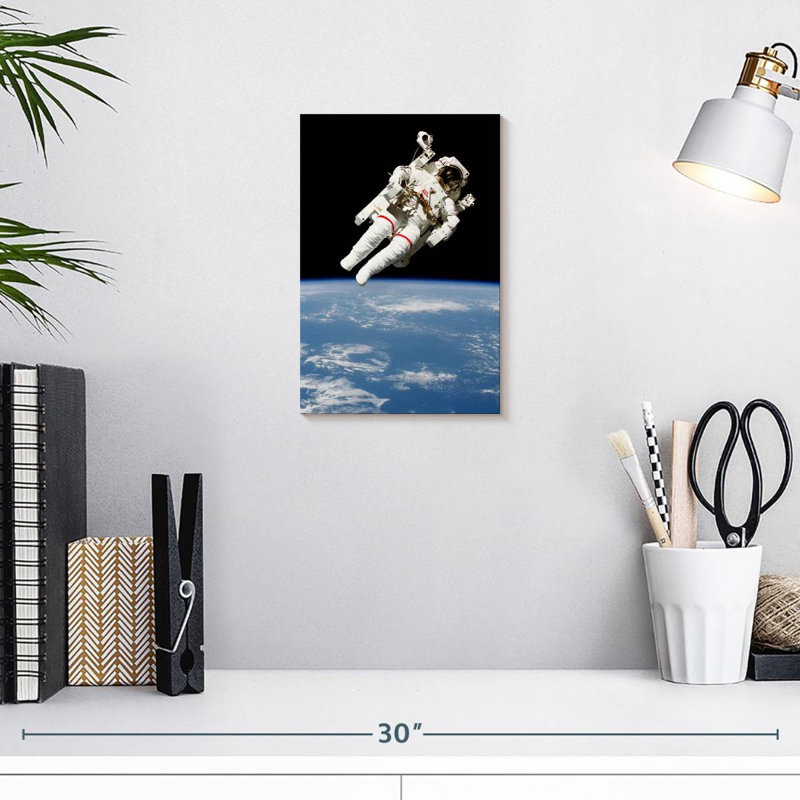 Oberle NASA Space Mission I, 12" H x 8" W