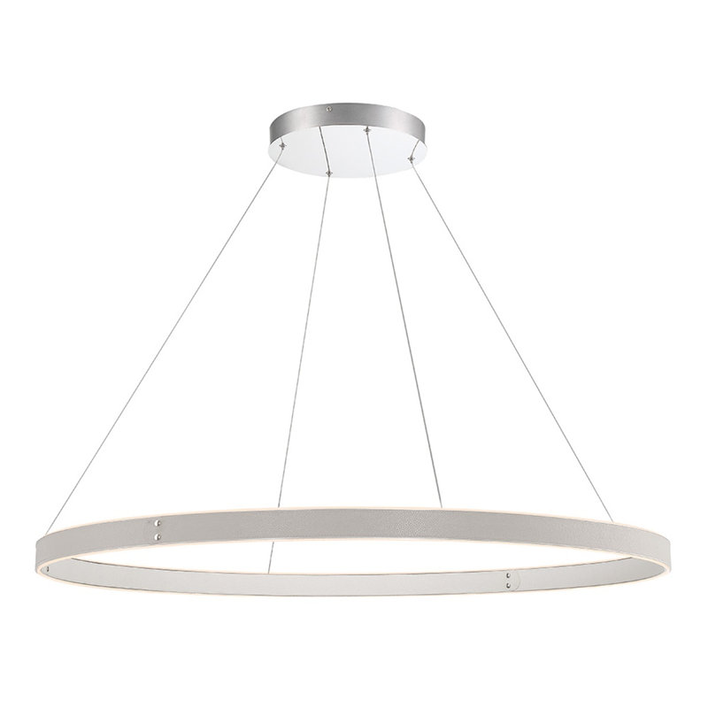 Lustre 1 lumière Verdura, Gris / blanc