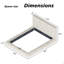 Coussin éponge rembourré de 8,7 po Airframe