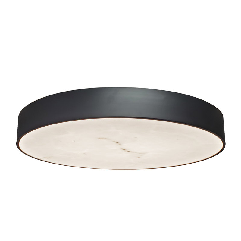 Plafonnier encastré Walsh, 3.5" H x 20" W x 20" D, 40 W, Noir mat