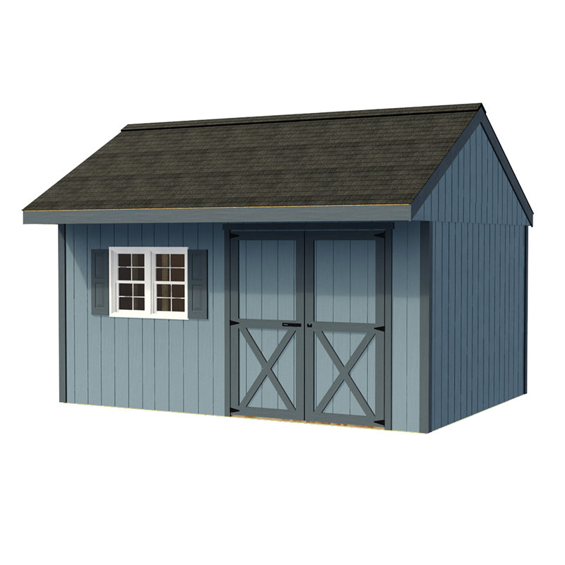 Northwood 10 ft. W x 14 ft. D Solid Wood Storage Shed