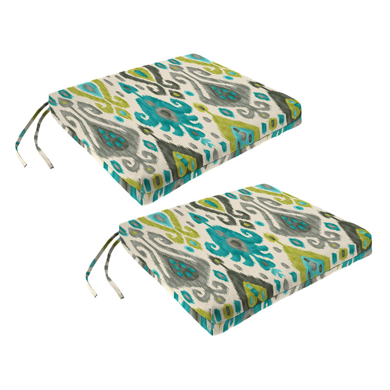 Outdoor Seat/Back Cushion, Paso Turquoise