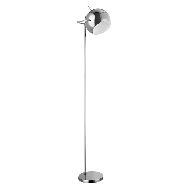 167cm Chrome Task Floor Lamp