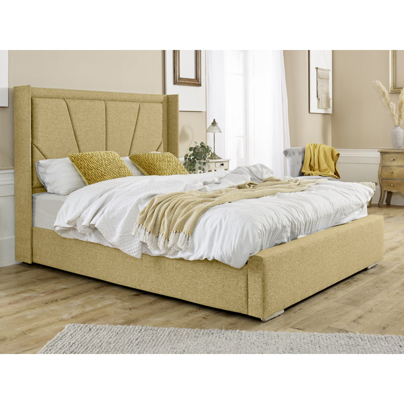 Kyrelle Upholstered Bed, Beige, Single (3')