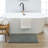 Diplomat Solid Polyester Machine Washable Knitted Bath Mat-94155699-94155692
