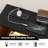 6 Drawers for Bedroom with Charging Station, Natural Wood Durable Dressers & Chests of Drawers with LED Light and Charging Station-1893623090