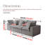 Canapé modulaire modulaire, canapé modulaire compressé de style minimaliste moderne, canapé-lit pour le salon, canapé-lit compressé confortable, conception peu encombrante-2046943250-2046943251-2046943341