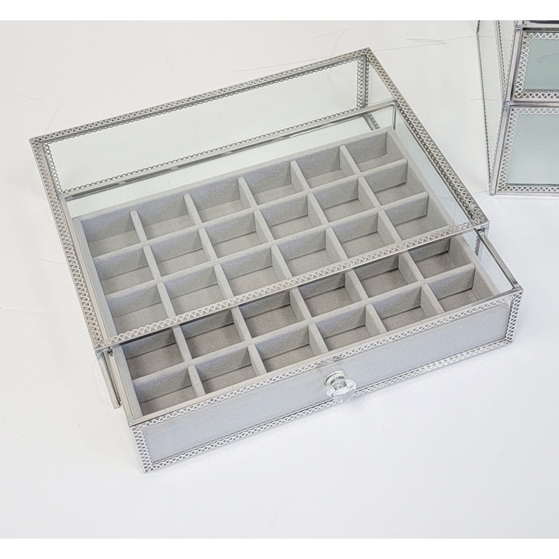 Plateau d'organisation à bijoux, Argent