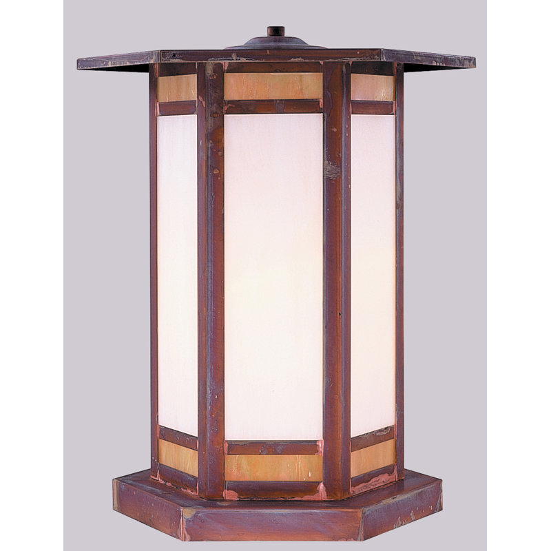 Etoile 1 - Light Pier Mount Light, 10.63" H x 8.5", Raw Copper