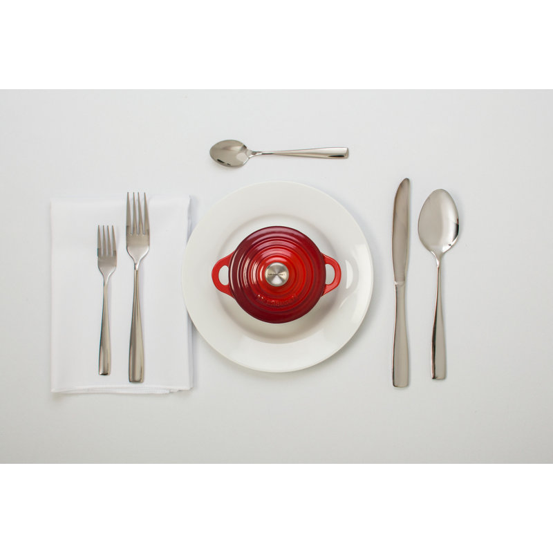 Le Creuset Enameled Cast Iron Round Mini Cocotte with Lid, Cerise