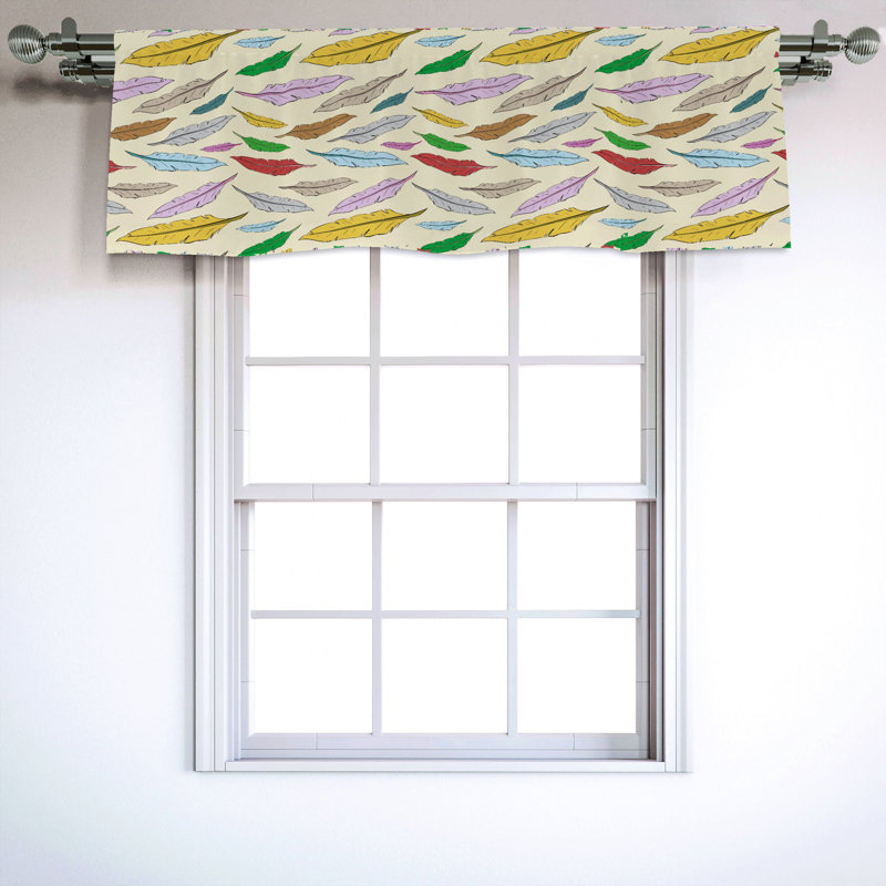 Sateen Ruffled Window Valance