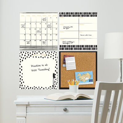 Luxe Abstract Whiteboard Decals