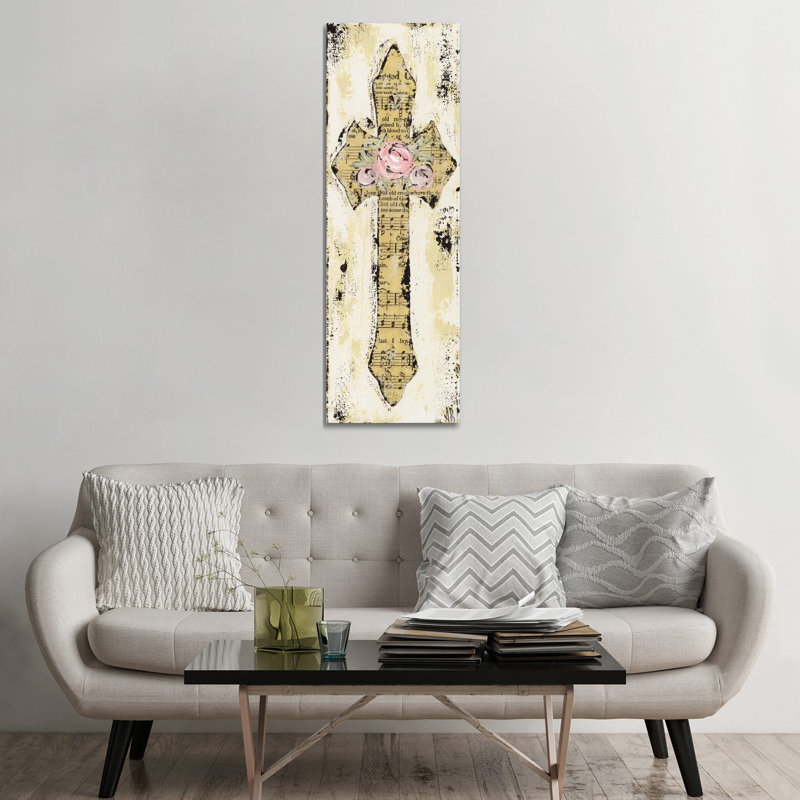 Old Rugged Cross by Ashley Bradley - Wrapped Canvas Panoramic Painting