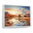 White Floater Framed