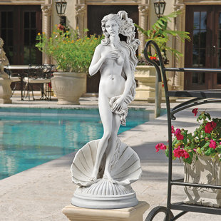 Goddess Venus Aphrodite Callipygous Erotic Art Nude Female Statue Sculpture  9.8 inches