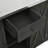Outdoor Kitchen Island Fir Wood Kitchen Island With Stainless Steel Top, Ample Storage Space, Towel And Spice Racks And A Bottle Opener For Outdoor, Black-1313611210