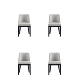 Robert 19.5'' H Faux Leather Upholstered Beech Parsons Chair