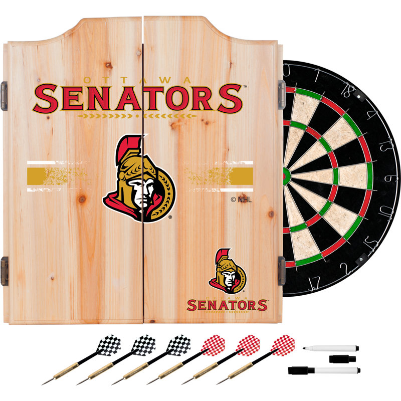 Ensemble de jeu de fléchettes NHL Logo, Ottawa Senators