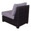 Chaise de patio avec coussins Thunell