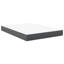 Vidaxl Bed Mattress With Mattress Grey Fabric-117669106