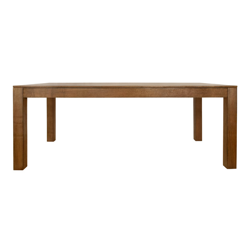 Covington 79" Rectangular Dining Table, Rustic Walnut