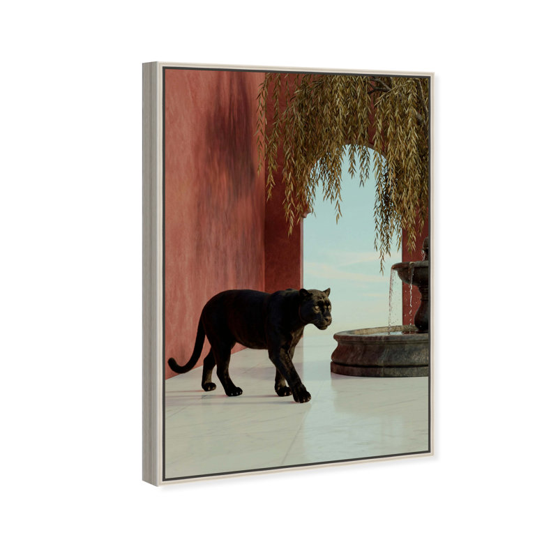 At The Palace Print by Oliver Gal, 21"H x 31"W, Silver Floater Frame