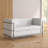 Hercules Regal Series Contemporary LeatherSoft Loveseat with Encasing Frame-24677642
