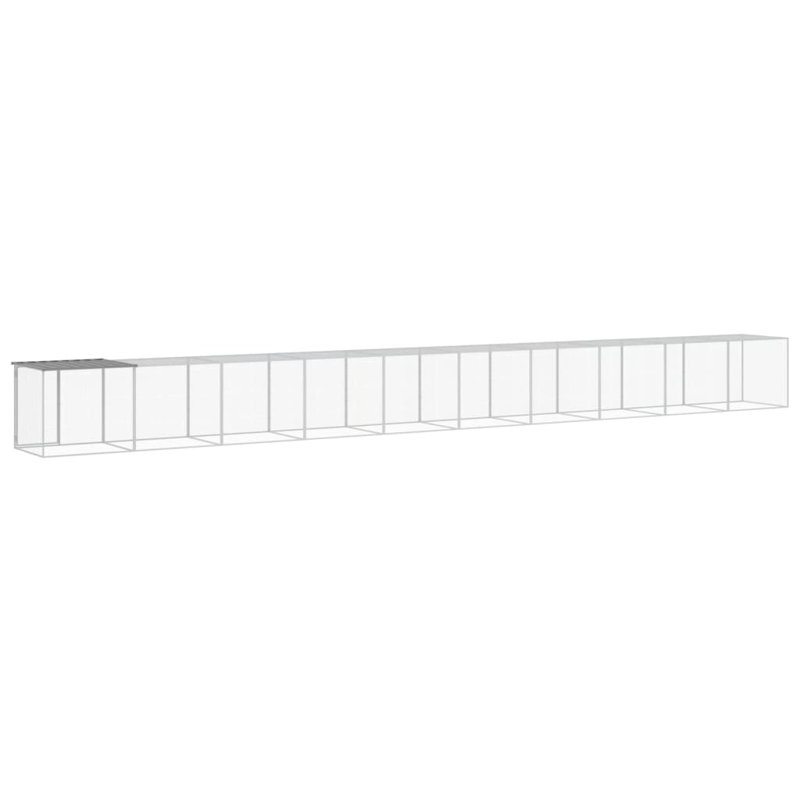 Jeffersonville Chicken Coop, 90cm H x 803cm W x 98cm D, Light Grey