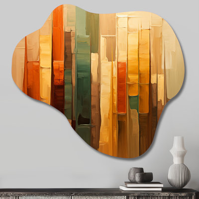Islam Art The Pillars II - Cloud Islam Metal Wall Decor, Asymmetrical Metal Wall Sculpture Print