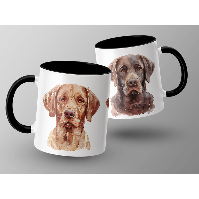 Three Labrador Retriever Design 11oz Coffee Mug, 2