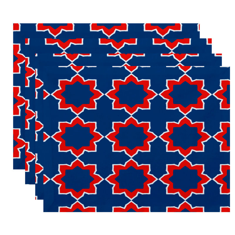 Ensemble de napperons 4 pièces Groth, bleu