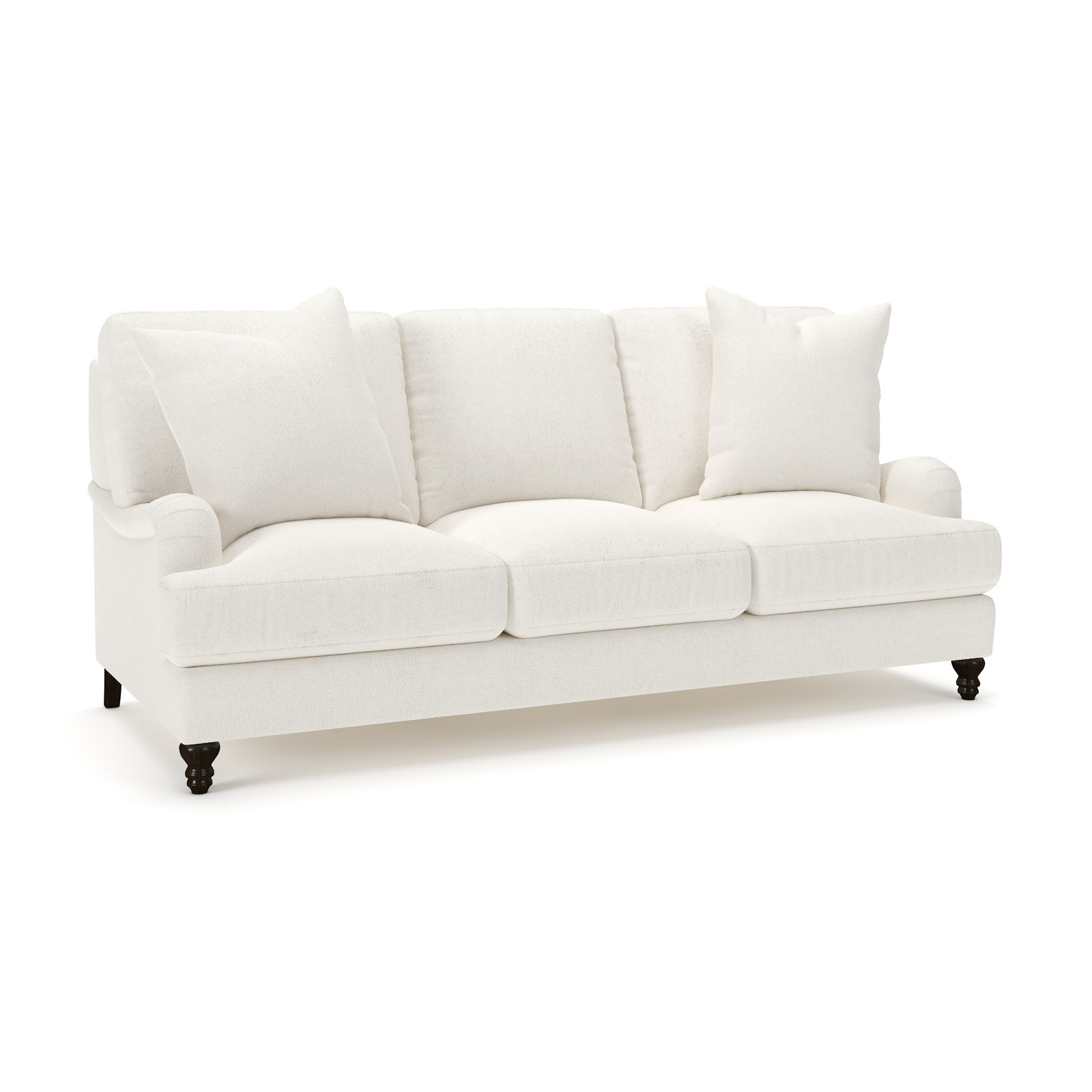 Walters 88'' Recessed Arm Sofa, Apollo Alpaca Boucle