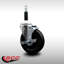 Roulettes pivotantes extensibles en caoutchouc dur 5 pouces 7/8 pouces avec frein SCC