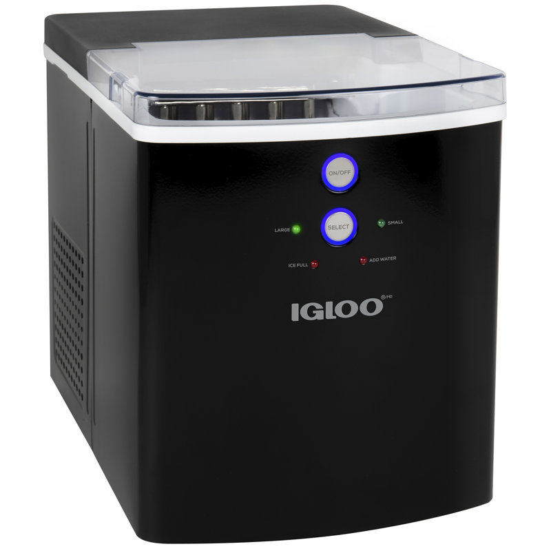 Igloo Premium Countertop Ice Maker Machine, 33 lbs. in 24 hrs. with Ice Scoop and Basket