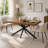 55.11"-70.86"Retro Rectangular Stretch Dining Table-985527820