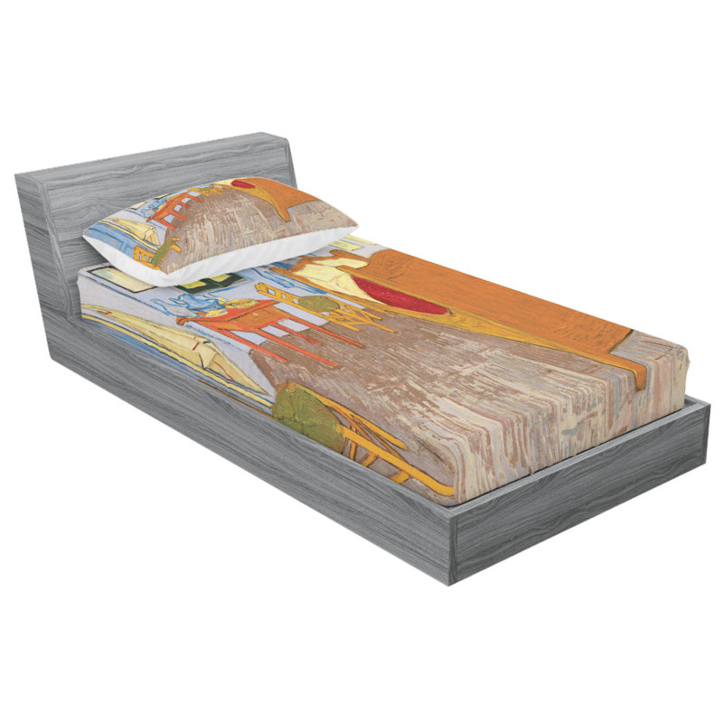 Microfiber Sheet Set, Twin XL Sheet Set with Fitted Sheet