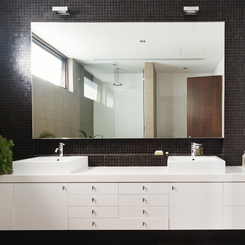 Trelon Flat Wall Mirror, 48" H x 60" W
