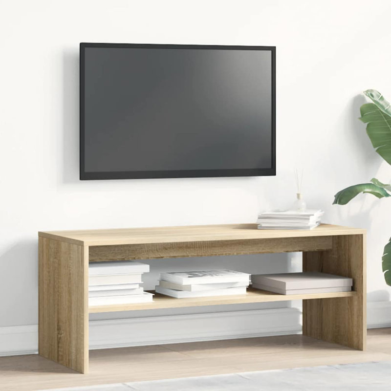 Shalo Unfinished TV Stand, 100cm, Sonoma Oak