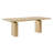 Piston 82" Rectangular Wood Dining Table In Natural