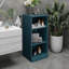 Armoire de salle de bain 100% bois massif avec tablettes réglables-902959526