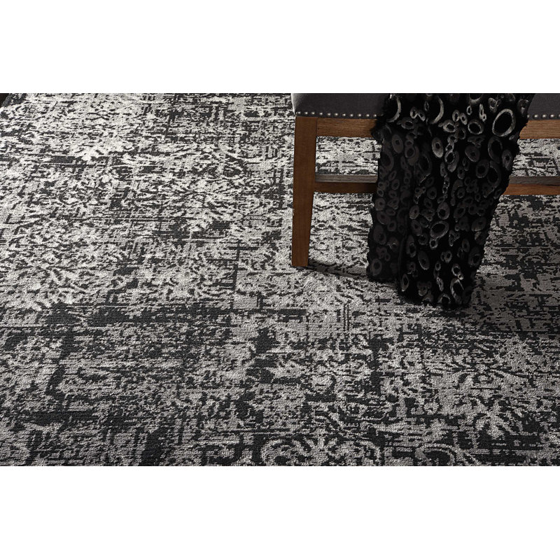Tergel Wool Abstract Indoor Rug, Rectangle 7'9" x 9'9"