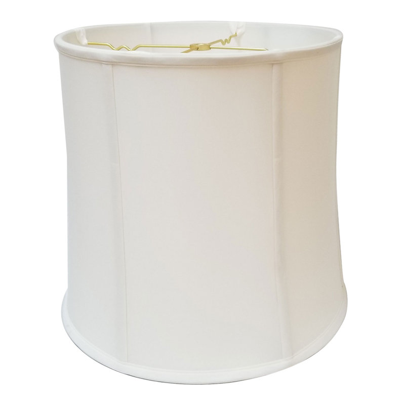 Abat-jour tambour Royal Designs, Inc. BSO-719-14WH, 13 x 14 x 14, blanc, Blanc, H 13 po x l 14 po x P 14 po