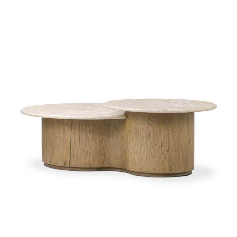 Toro Coffee Table-Cappuccino Marble