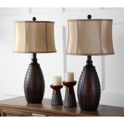 Xavier Resin Table Lamp