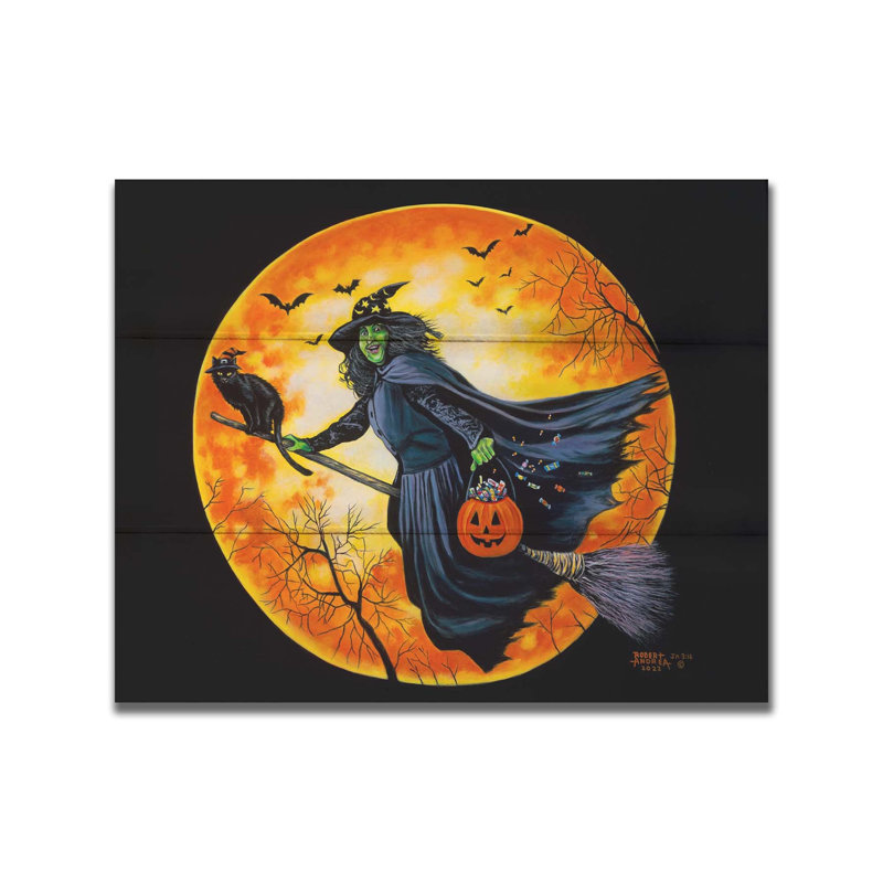 «Moonlight Flight» par Robert Andrea, Sans cadre en bois, H 16 po x l 20 po x P 1 po