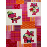 Kids Decor Pink Area Rug Carpet for Children Animal Modern Decor Classroom Playroom Bedroom Mat