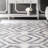 Beatrix Hand Hooked Wool Geometric Indoor Rug-1120241303