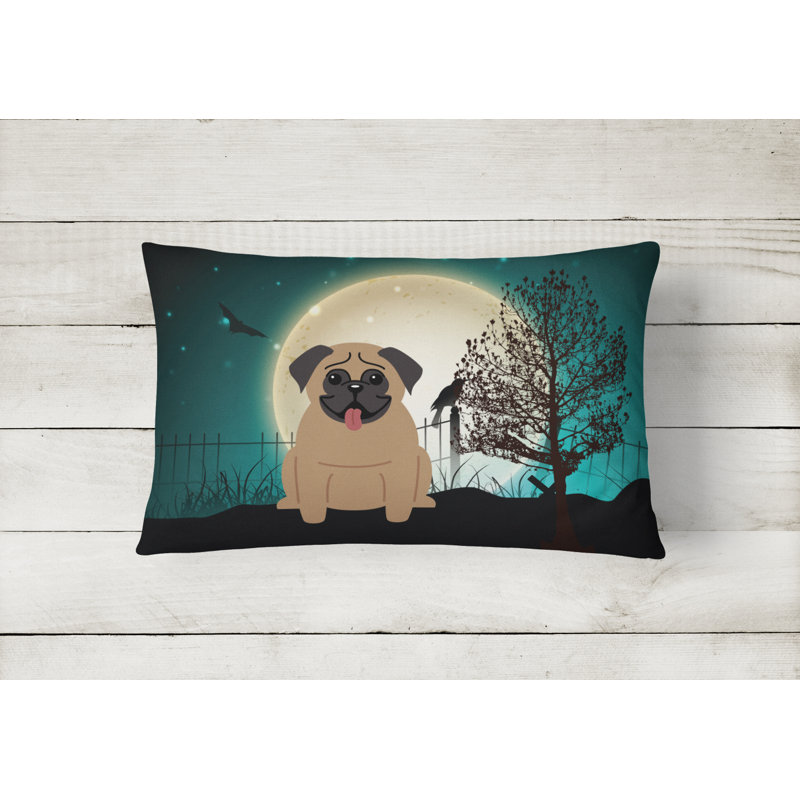 Halloween Solid Colour Throw Pillow, Brown