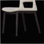 Ensemble de 2 chaises de salle à manger modernes et minimalistes en similicuir blanc, avec un dossier confortable, un support de pieds en métal, convenant aux restaurants, cuisines et bureaux.