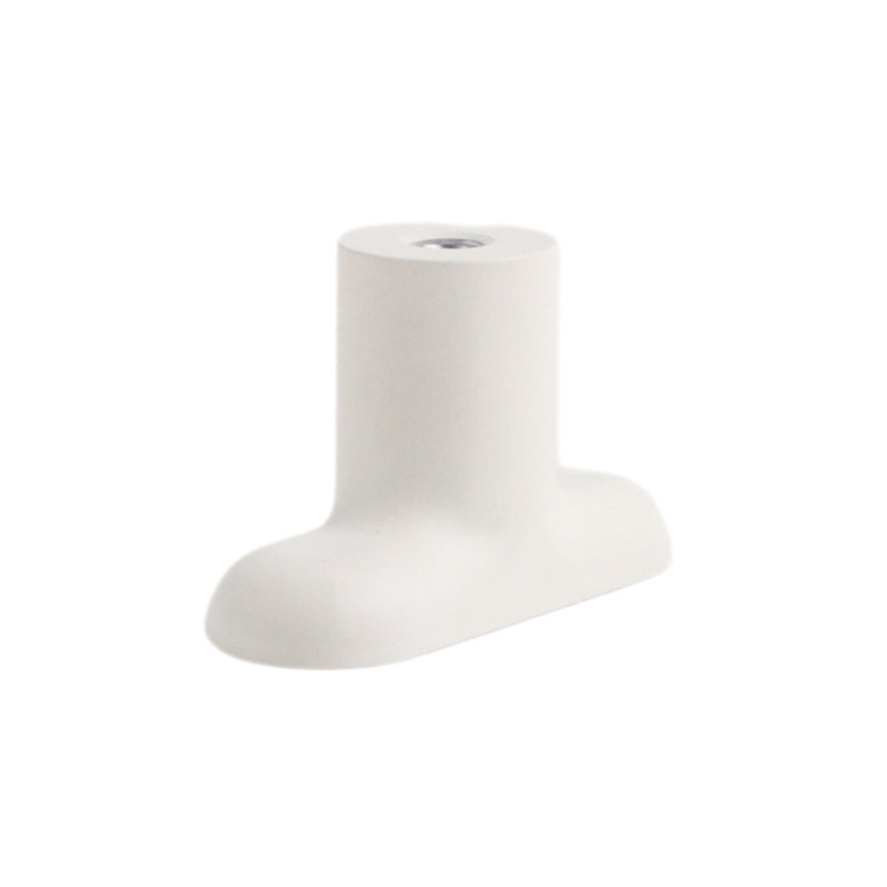 1.75" Oval Knob,  Snow (White)